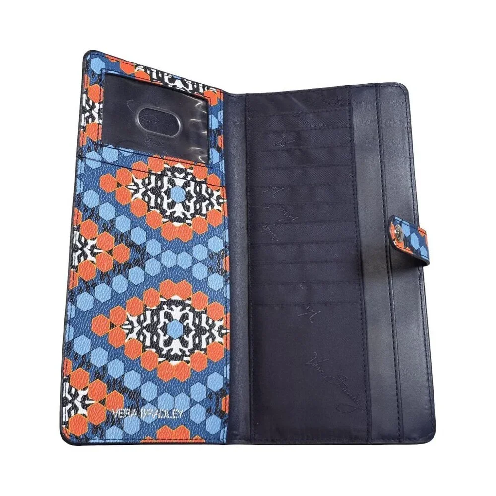 Vera Bradley Slim Travel Organizer Wallet, Marrakesh Beads Print